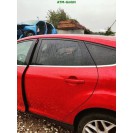 Tür hinten links Ford Focus 3 III 5 türig Farbcode UB Rot Candy-Rot Metallic