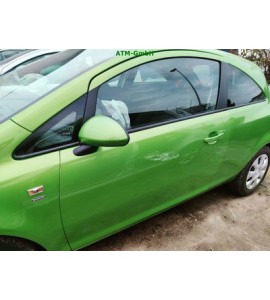 Tür vorne links Opel Corsa D S07 3 türig Farbcode Z30P GLE Apfelgrün P2 Grün