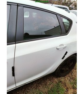 Tür hinten links Opel Astra J P10 5 türig Farbcode Z40R Schneeweiß Olympic White