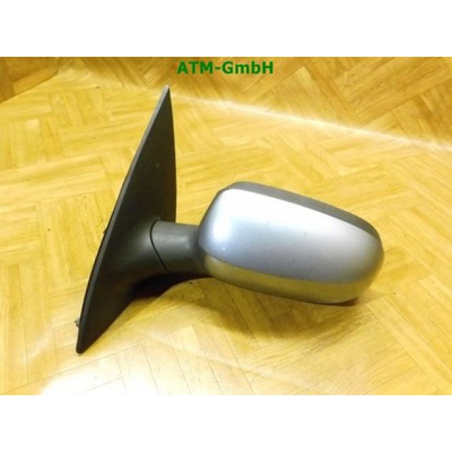 Seitenspiegel links Opel Corsa C Farbcode 4AU Lichtsilber Silber M2 Grau