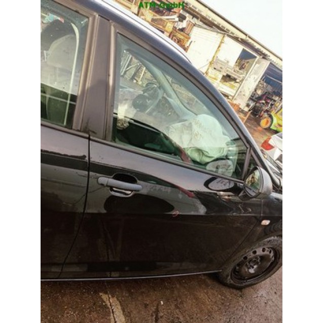 Tür vorne rechts Seat Ibiza 4 IV 5 türig Farbcode LZ9Y Phantomschwarz Perleffekt