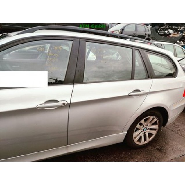 Tür hinten links BMW 3 3er E91 Farbcode 354/7 Titansilber Silber Grau Metallic