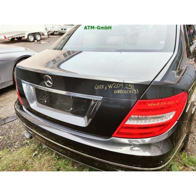 Heckklappe Mercedes Benz C-Klasse W204 Farbcode 183 Magnetitschwarz Met