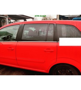 Tür hinten links Opel Zafira B Farbcode Z50B GBH Farbe Powerrot Rot Uni