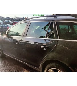 Tür hinten links VW Golf 6 VI Kombi Variant Farbcode LC9X Deep Black Pearl