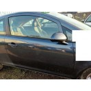 Tür rechts Opel Corsa D 3 türig Farbcode Z168 4XU Farbe Blau Metro Perl M2