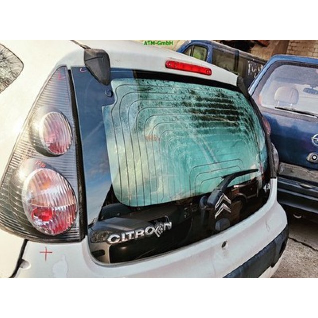 Scheibe hinten Heckklappenscheibe Citroen C1 3 türig