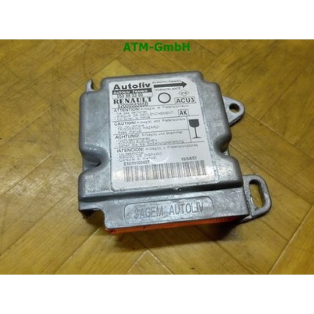 Airbagsteuergerät Steuergerät Renault Twingo 1 Autoliv 8200058365D