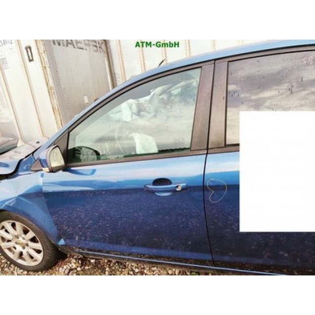 Tür vorne links Ford Focus 2 II 5 türig Farbcode 36 Paris Blue Blau Metallic