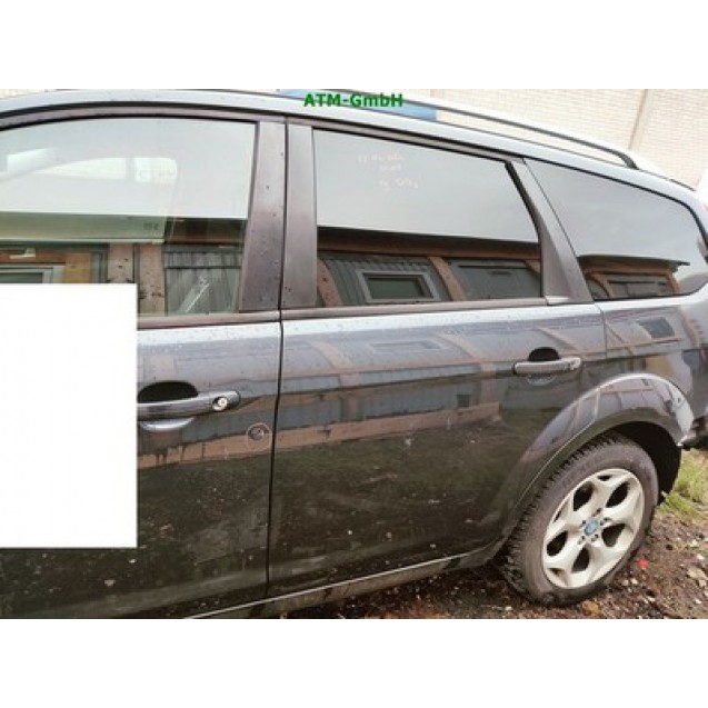 Tür hinten links Ford Focus 2 II Kombi Farbcode H4 Royalgrau Silber Met Metallic