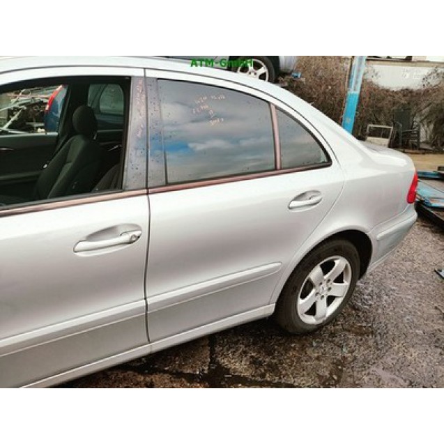 Tür hinten links Mercedes Benz E-Klasse W211 Farbcode 744 Brillantsilber Met