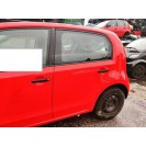 Tür hinten links Skoda Citigo Farbcode LY3D Farbe Tornadorot Rot