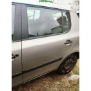 Tür hinten links Skoda Fabia 2 II 542 Farbcode 9202 Cappuccino Beige Metallic
