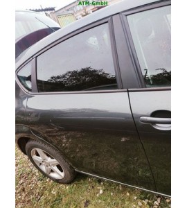 Tür hinten rechts Seat Leon 2 5 türig Farbcode LW7Z Gris Track Metallic