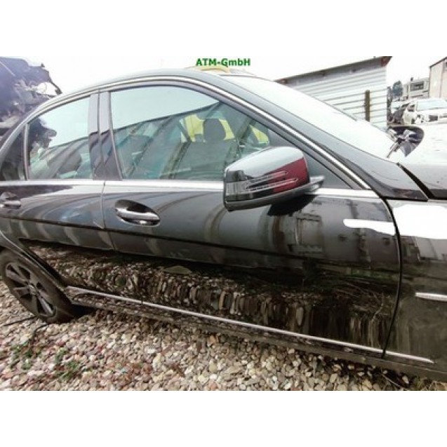 Tür vorne rechts Mercedes Benz C-Klasse W204 Farbcode C197 Obsidianschwarz