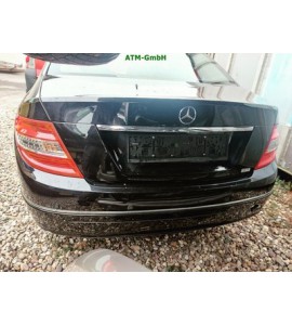 Stoßstange hinten Mercedes Benz C-Klasse W204 Farbcode C197 Obsidianschwarz