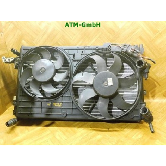 Wasserkühler Elektrolüfter Kühlerlüfter Seat Leon 2 II 1P1 Valeo 1K0121207B