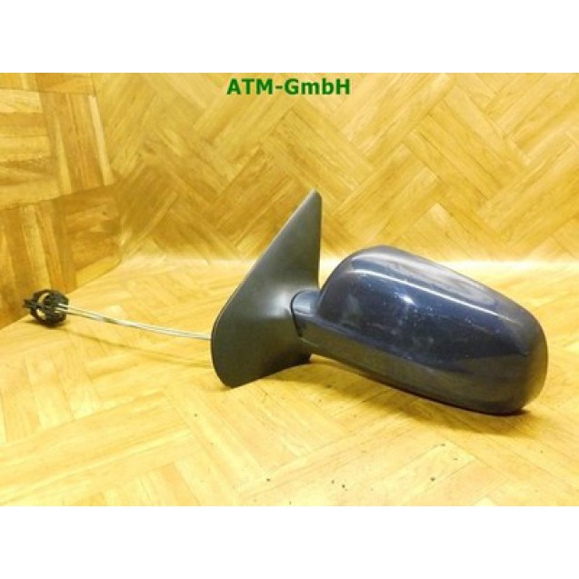 Außenspiegel Seitenspiegel links VW Golf 4 IV Farbcode LA5G Perlblau Uni Blau