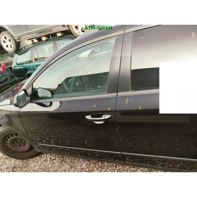 Tür vorne links VW Passat B6 3C5 Kombi Farbcode LC9X Schwarz Deep Black Pearl