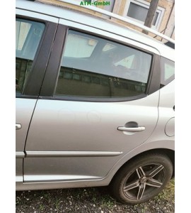 Tür hinten links Peugeot 207 SW Break Farbcode EZR Silber Aluminiumgrau Grau