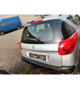 Heckklappe Peugeot 207 SW Break Farbcode EZR Silber Aluminiumgrau Grau