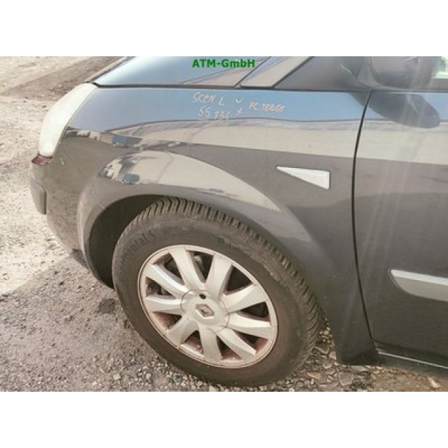 Kotflügel links Renault Scenic 2 II Farbcode TEB66 Grau Gris Eclipse Metallic