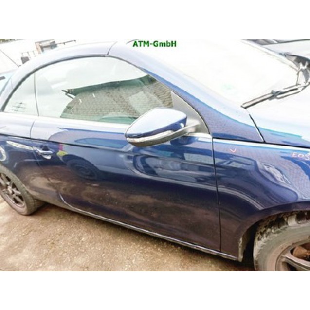Tür rechts VW EOS Farbcode LD5Q Farbe Blau Shadow Blue Metallic