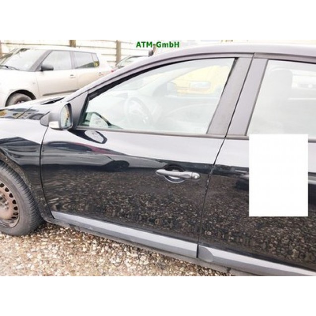 Tür vorne links Renault Megane 3 III Farbcode TEGNE Schwarz Noir Etoile Nacre