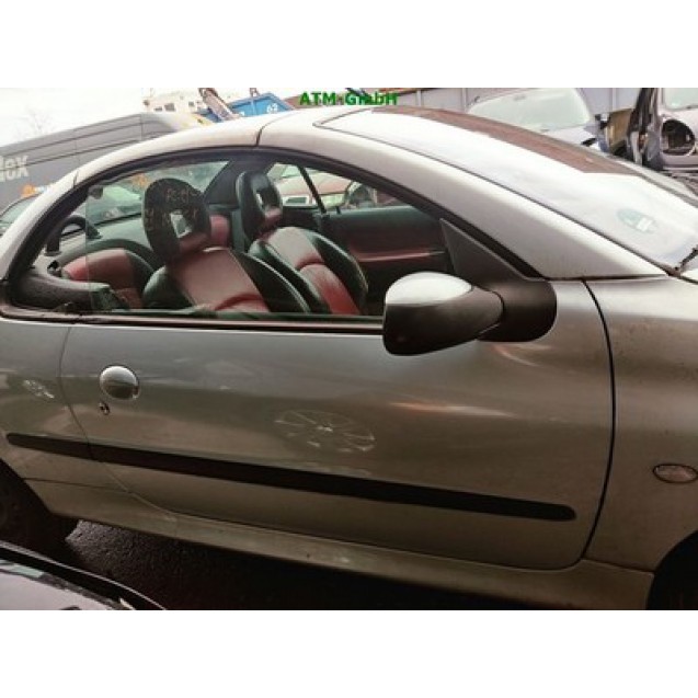Tür rechts Peugeot 206CC Farbcode EYLC Islandgrau Gris Iceland Metallic
