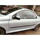 Tür links Peugeot 206CC Farbcode EYLC Grau Islandgrau Gris Iceland Metallic