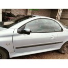 Tür links Peugeot 206CC Farbcode EYLC Grau Islandgrau Gris Iceland Metallic
