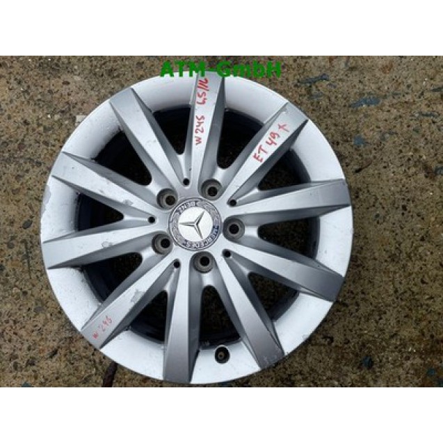 Felge Alufelge x 1 Stück Mercedes Benz B-Klasse W246 5 Loch ET 49 6.5 J x 16