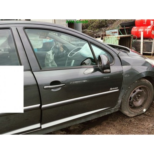 Tür vorne rechts Peugeot 207 5 türig Farbcode KTP Grau Shark Metallic