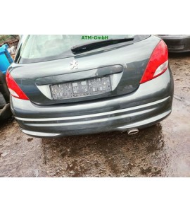 Stoßstange hinten Peugeot 207 5 türig Farbcode KTP Grau Shark Metallic