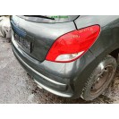 Stoßstange hinten Peugeot 207 5 türig Farbcode KTP Grau Shark Metallic