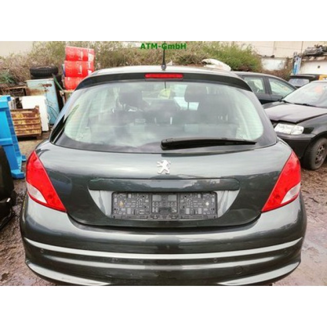 Heckklappe Peugeot 207 5 türig Farbcode KTP Grau Shark Metallic