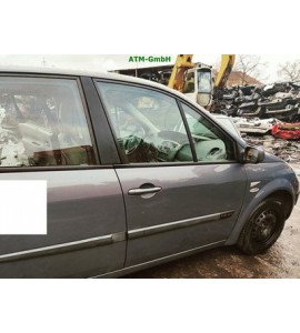 Tür vorne rechts Renault Scenic 2 II Farbcode TE266 Grau Gris Acier Metallic