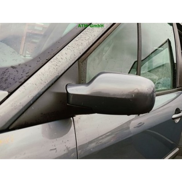 Seitenspiegel links Renault Scenic 2 II Farbcode TE266 Grau Gris Acier Metallic