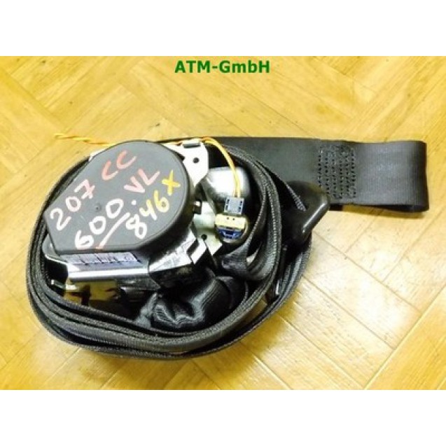 Gurt Sicherheitsgurt Gurtstraffer vorne links Peugeot 207 CC 96532228XX