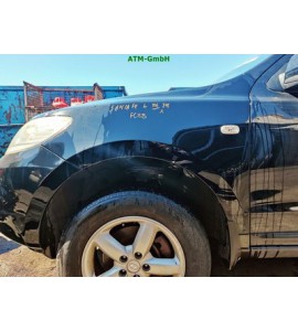 Kotflügel links Hyundai Santa Fe Farbcode EB Ebony Black Schwarz Fahrerseite