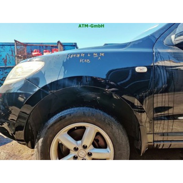 Kotflügel links Hyundai Santa Fe Farbcode EB Ebony Black Schwarz Fahrerseite