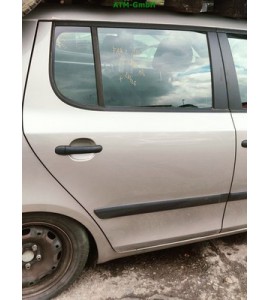 Tür hinten rechts Skoda Fabia 2 II Farbcode LF8H Cappuccino Beige Metallic