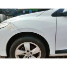 Kotflügel links Renault Megane 3 Farbcode DV369 Blanc Glacier Weiss Fahrerseite