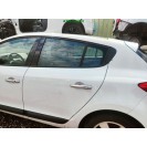 Tür hinten links Renault Megane 3 III 5 türig Farbcode DV369 Blanc Glacier Weiss