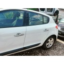 Tür hinten links Renault Megane 3 III 5 türig Farbcode DV369 Blanc Glacier Weiss