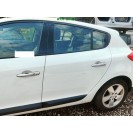 Tür hinten links Renault Megane 3 III 5 türig Farbcode DV369 Blanc Glacier Weiss