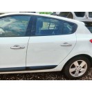 Tür hinten links Renault Megane 3 III 5 türig Farbcode DV369 Blanc Glacier Weiss