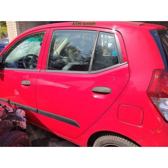Tür hinten links Hyundai i10 5 türig Farbcode H4 Farbe Electric Red Rot