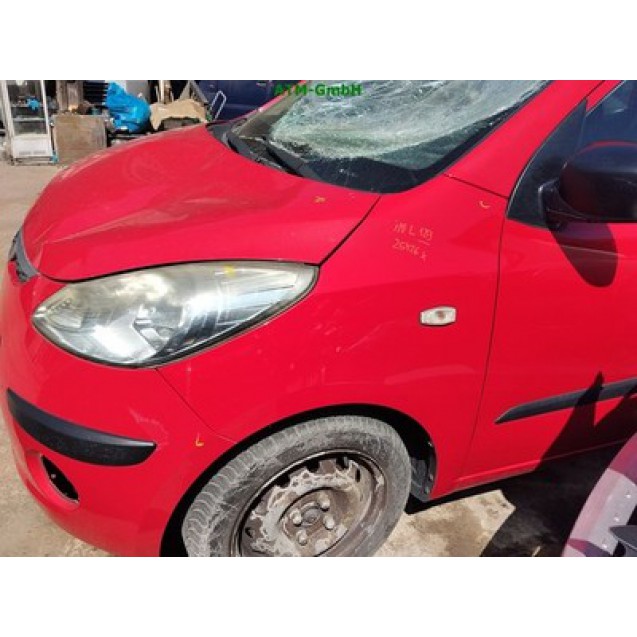 Kotflügel links Hyundai i10 Farbcode H4 Farbe Electric Red Rot