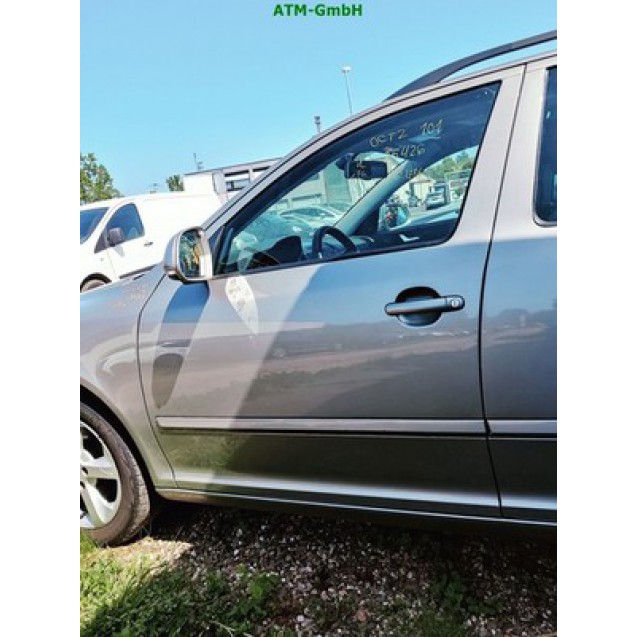 Tür vorne links Skoda Octavia 2 II Farbcode LF8H Cappuccino Beige Metallic